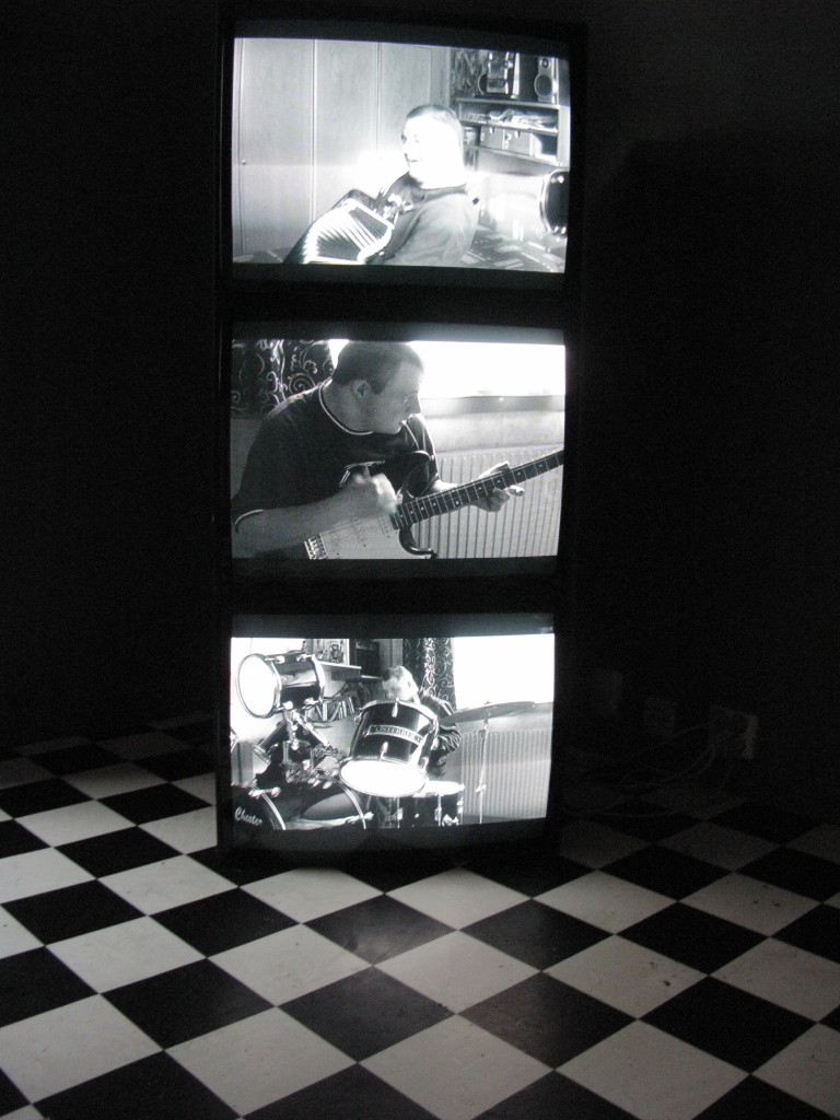 One man world / Three Channel Video installation /  Bastard Gallery / 2010.