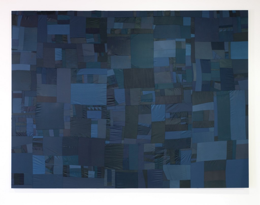 Men down / 300 cm X 400 cm 2015 / Textile Collage